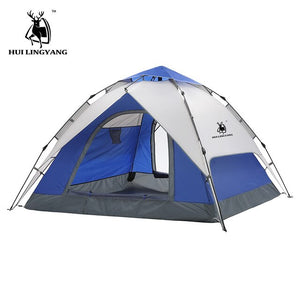 3-4 person Hydraulic Automatic Camping Tents