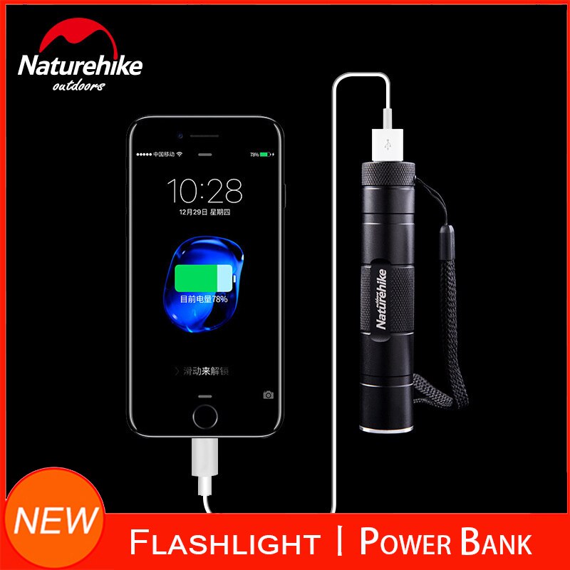 Emergency Power Bank USB Rechargeable Flashlights